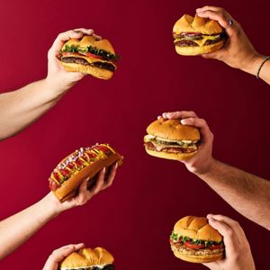 Burgers and hot dog