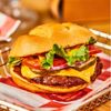 Cheeseburger with toppings
