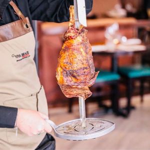 Table-side meat carving