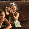 Kids enjoying dessert